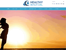 Tablet Screenshot of healthybeachgirl.com